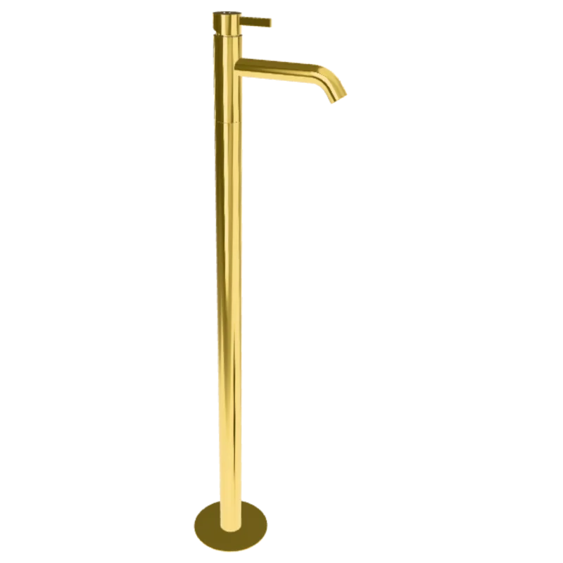 Смеситель для раковины Remer Metrica MC18DO, золото глянцевое