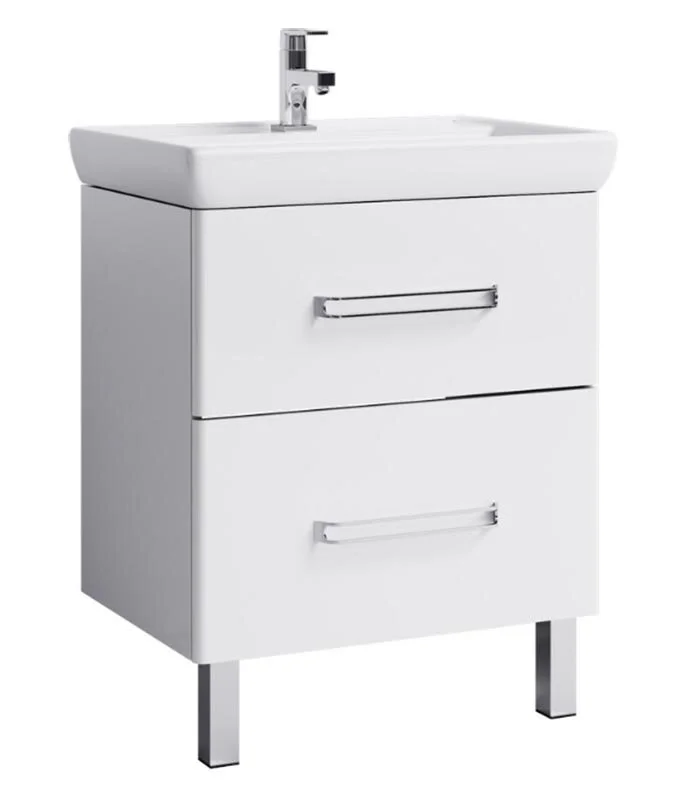 Тумба напольная Aqwella Нео T8м 80 под умывальник белая
