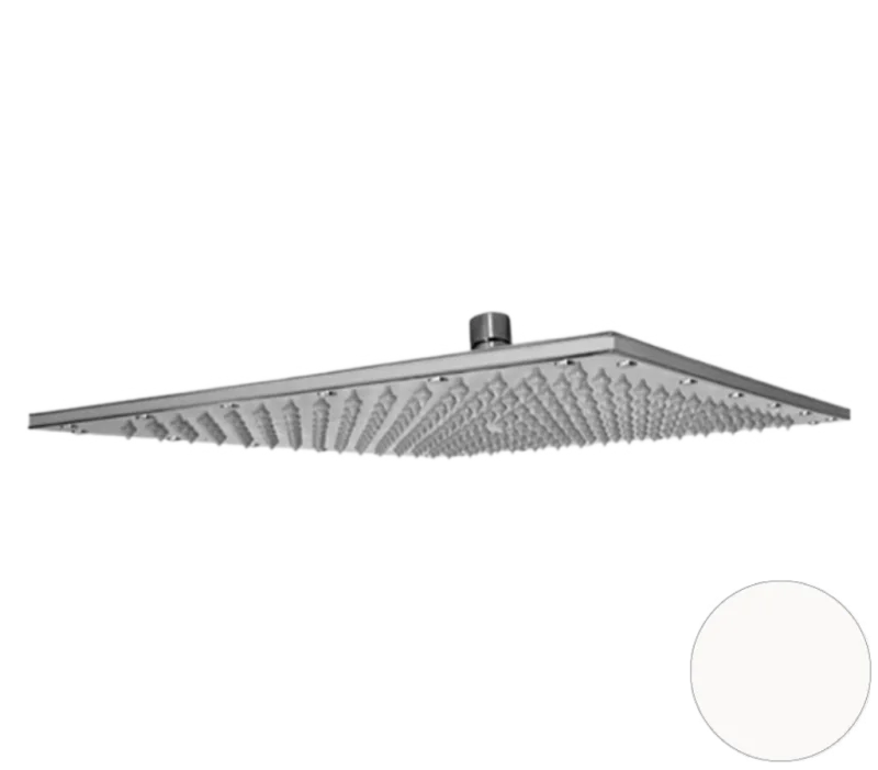 Верхний душ с шарнирным соединением 35 см Remer 359SSXLBOX, белый матовый