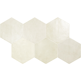 Плитка SPARK IVORY MATTE HEX 6X7 15x17.3