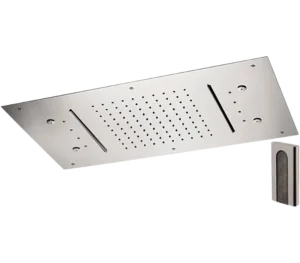 Верхний душ потолочный с подсветкой 70x40 см Remer 357RR7040N2CW