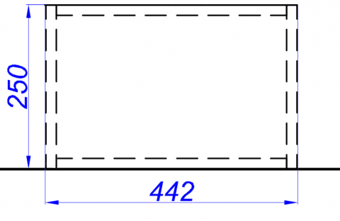 Ножки для тумбы под раковину Aqwella Fargo FRGN440