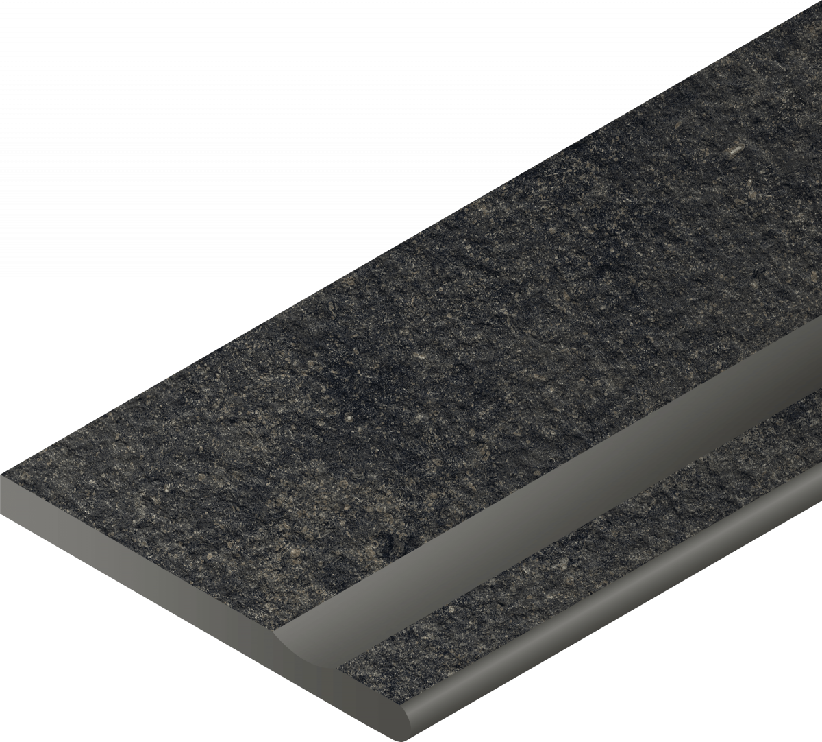 Бортик Italon ROOM BLACK BOR.30X60 SVASATO ROUND DX / Р.С.БЛЭК 30X60 С ВЫЕМКОЙ ЗАКРУГ.ПР Бортик Italon ROOM BLACK BOR.30X60 SVASATO ROUND DX / Р.С.БЛЭК 30X60 С ВЫЕМКОЙ ЗАКРУГ.ПР