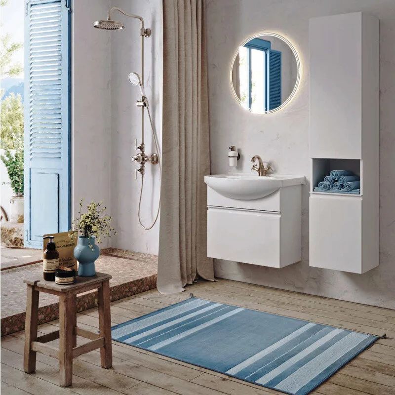 AQWELLA Rodos подвесной пенал 35 см, цвет белый