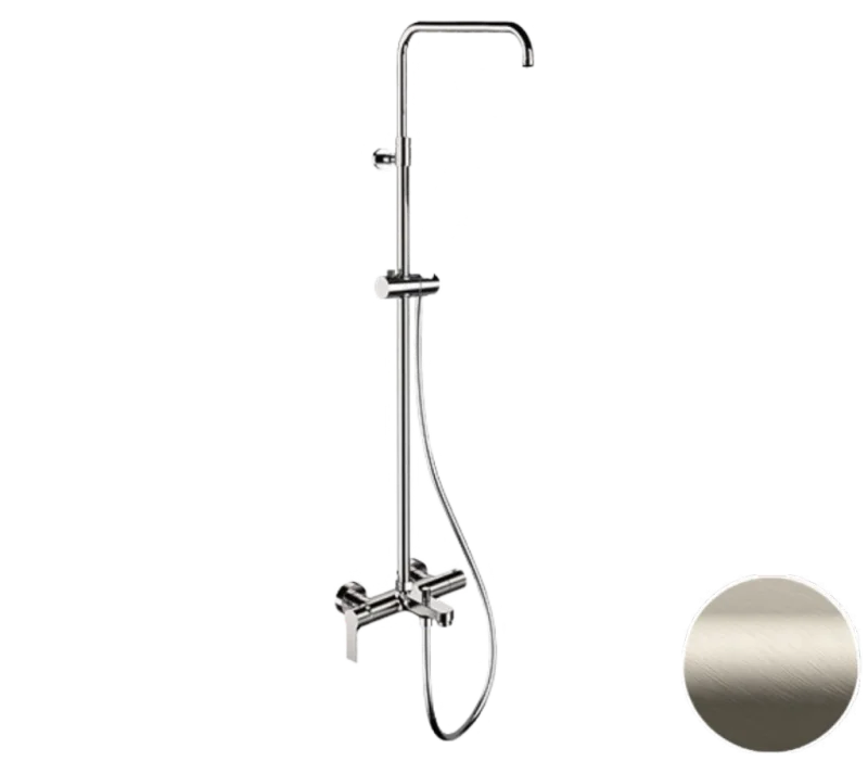 Душевая система с изливом Remer Energy EY34ASSDXV, сталь