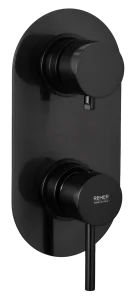 Смеситель для душа Remer X Style X93KBCFP, чёрный брашированный хром