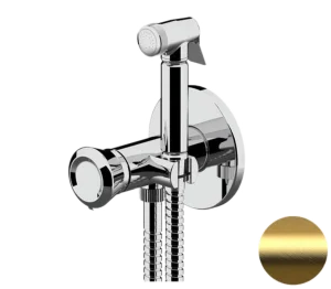 Гигиенический душ со смесителем Remer Element ET65BG, золото брашированное