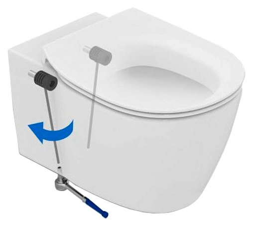 Унитаз подвесной Ideal Standard Tesi Aquablade, арт.T007901 с сиденьем Soft-close, арт.T352701