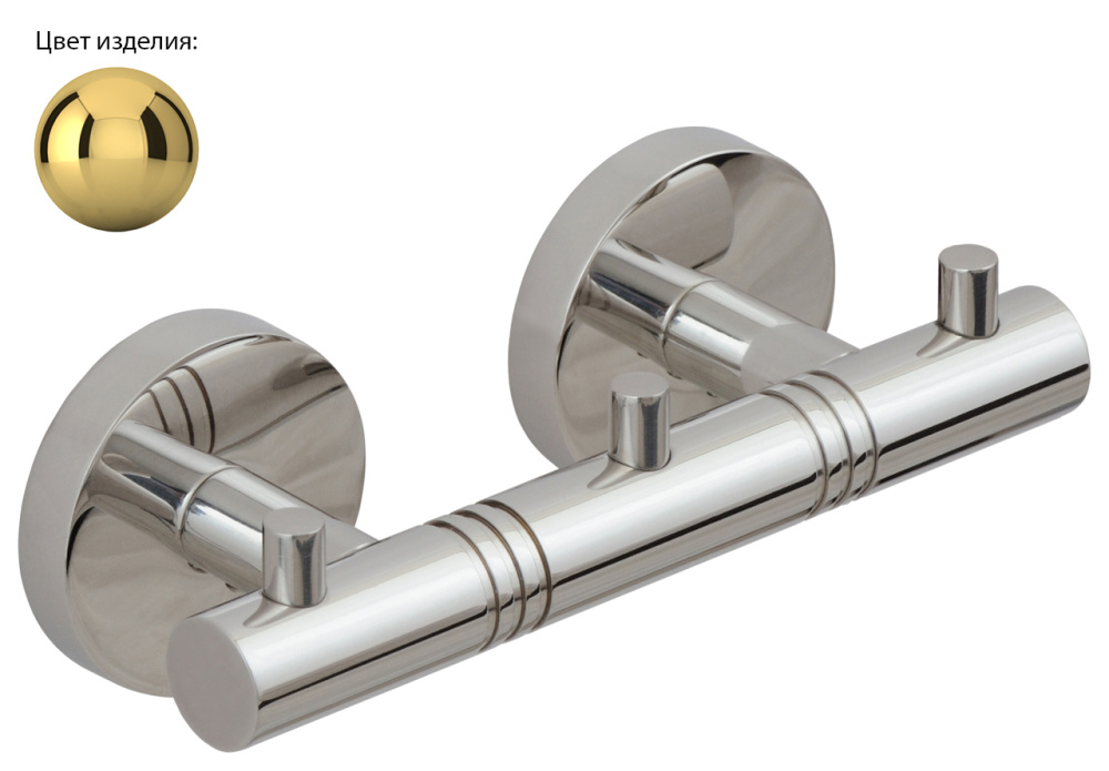 Вешалка КАНЬОН - 3 крючка / L 142 (Золото), арт.03-3000-1003