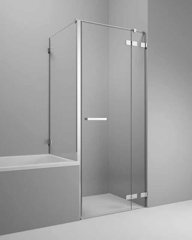 Душевая дверь Radaway Euphoria KDJ 612, 61.2 х 200 см, стекло прозрачное, профиль хром, правая, 383612-01R