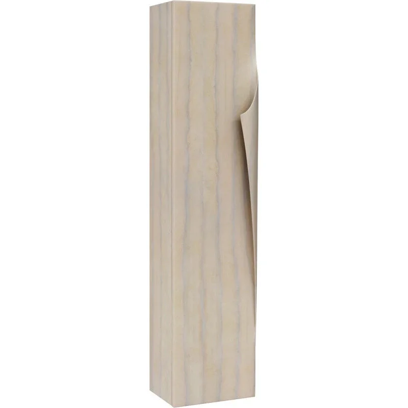 Шкаф-пенал подвесной Aqwella Papyrus Wood светлое дерево