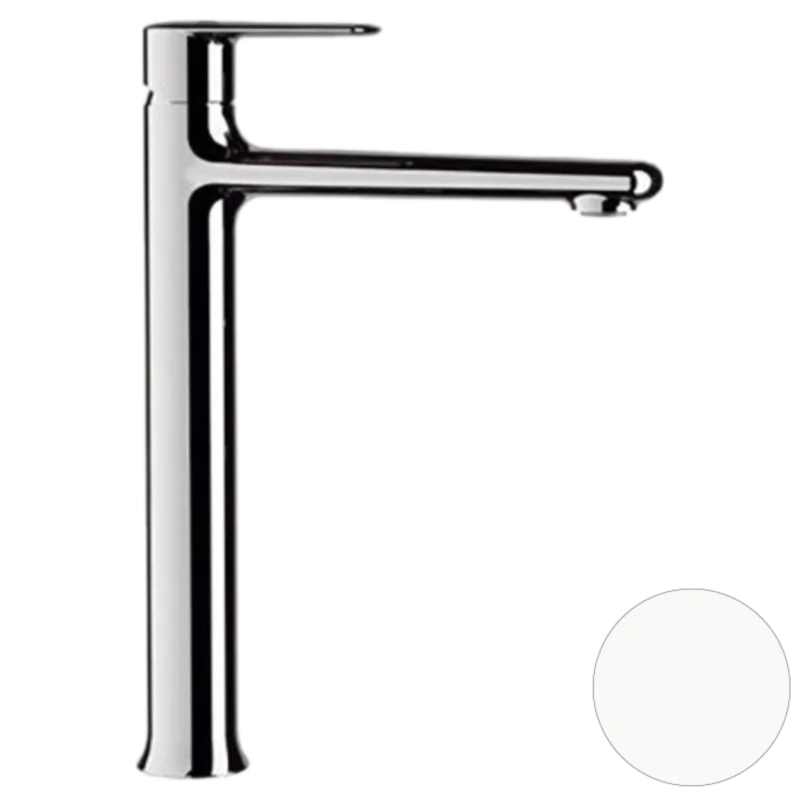 Смеситель для раковины Remer Vanity V11LBO, белый матовый