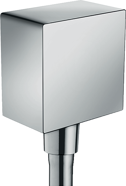 Шланговое подсоединение Hansgrohe FixFit Square, хром, 26455000