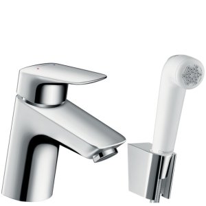 Смеситель для умывальника Hansgrohe Logis 70, гигиенический душ, 71290000