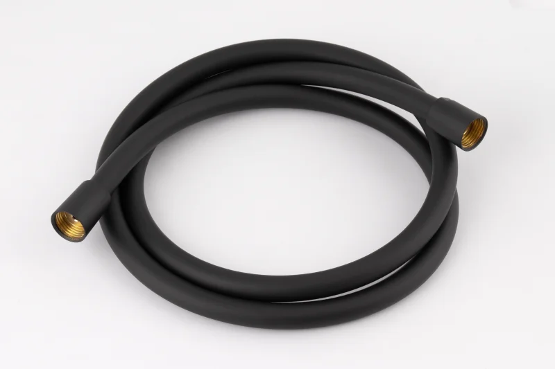 Шланг для душа ПВХ 150 см Remer 332CN2G150NO, черный матовый