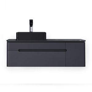 Тумба под умывальник Jorno Shine 120 подвесной антрацит