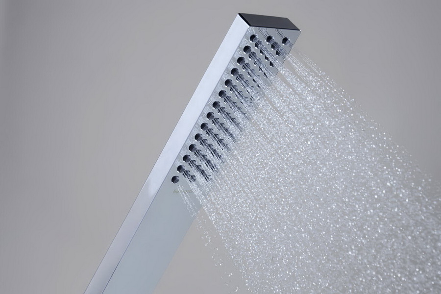Ручной душ-палочка Hansgrohe Pulsify E Baton EcoSmart, хром, 24320000