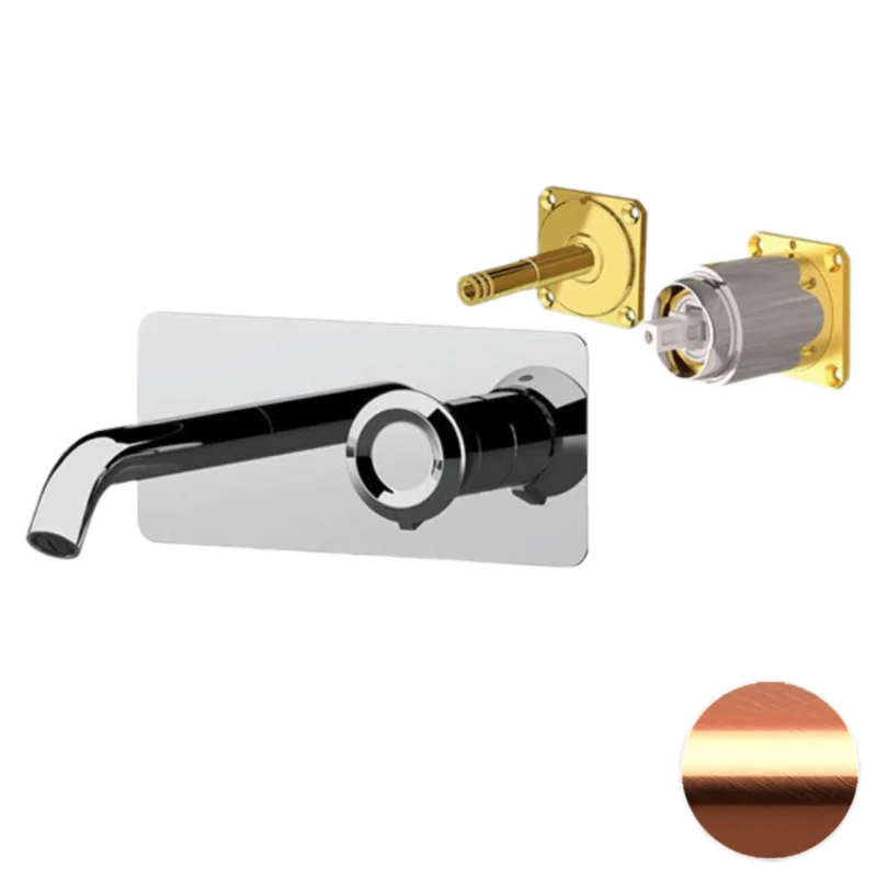 Смеситель для раковины Remer Element ET15KBRP, медь брашированная