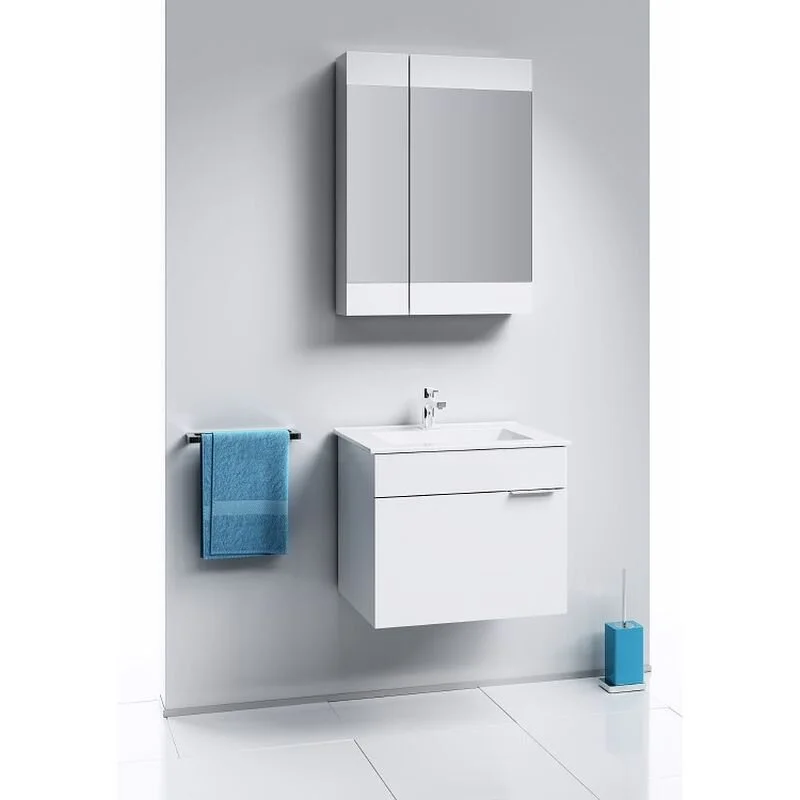 Шкаф с зеркалом Aqwella Бриг 60 белый