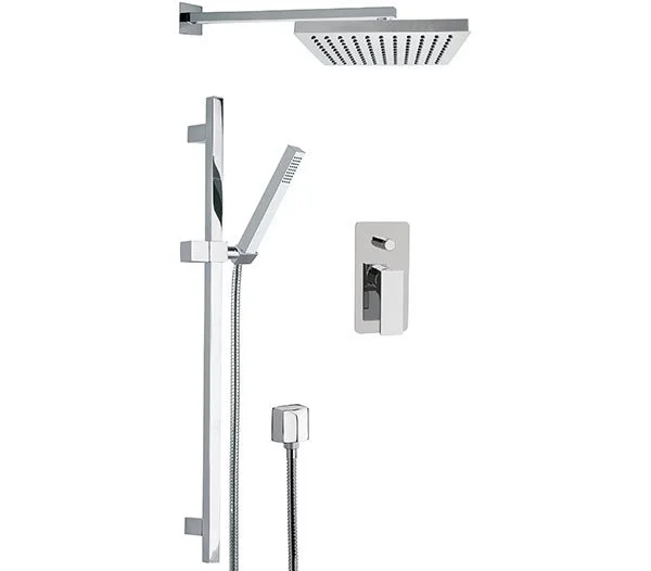 Комплект: Душевая система Remer Absolute AU09S01SD20, хром