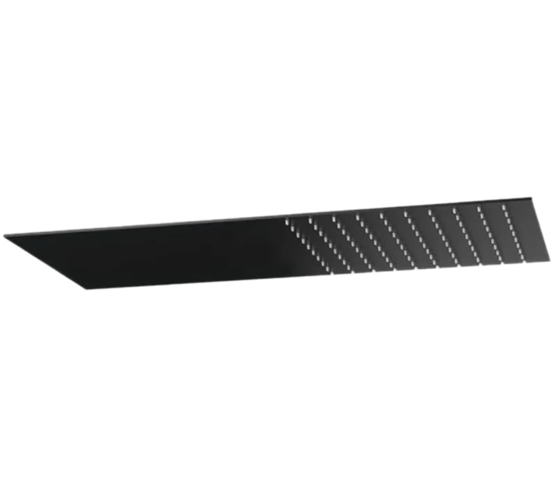 Верхний душ настенный 50x25 см Remer 350UFNOX, черный матовый
