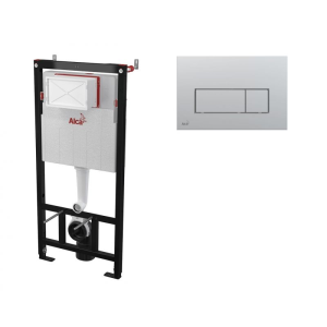 Инсталляция для унитаза AlcaPlast AM101/1120 с кнопкой смыва M572