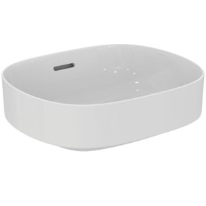 Раковина-чаша Ideal Standard Atelier Linda-X 45x38 см T4399V1 с переливом, белый матовый