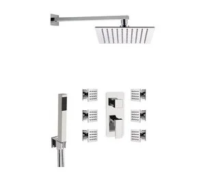 Комплект: Душевая система Remer Absolute AU93S02UFS20