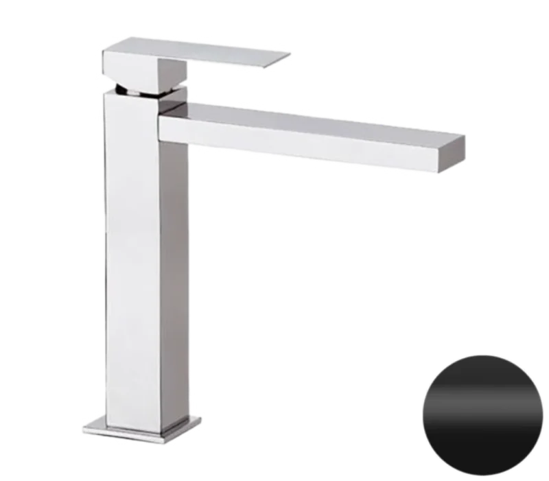 Смеситель для раковины Remer Q-Design QD11LNO, черный матовый