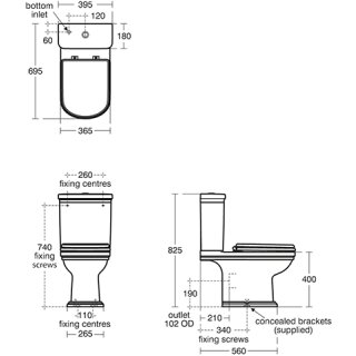 Чаша напольного унитаза Ideal Standard Atelier Calla E222701