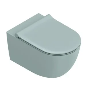 Унитаз подвесной безободковый Catalano Sfera 55x35, атласная вода, арт.511550028