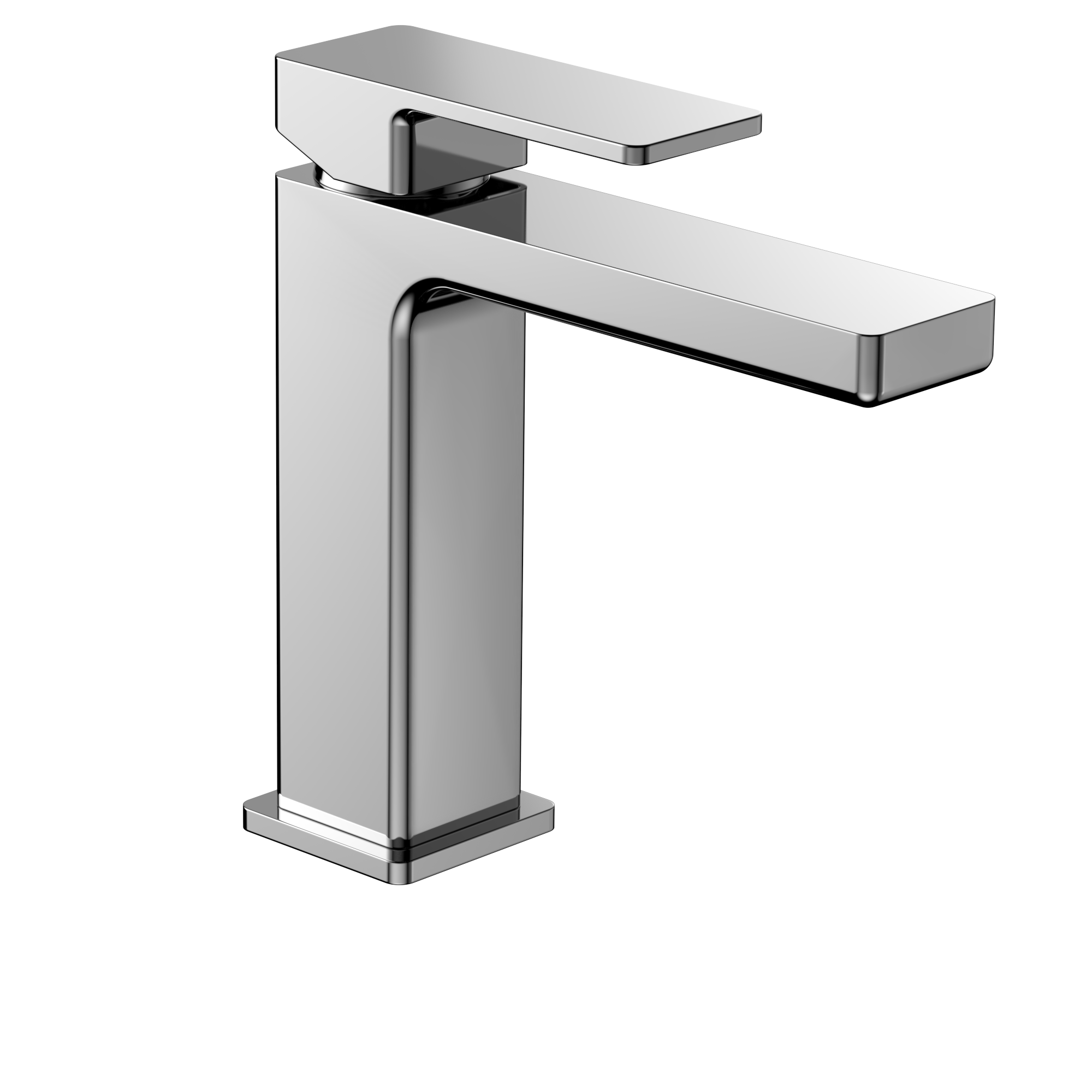 AQM6810CR Savona Смеситель для раковины 125мм, гладкий, подводка ½", хром