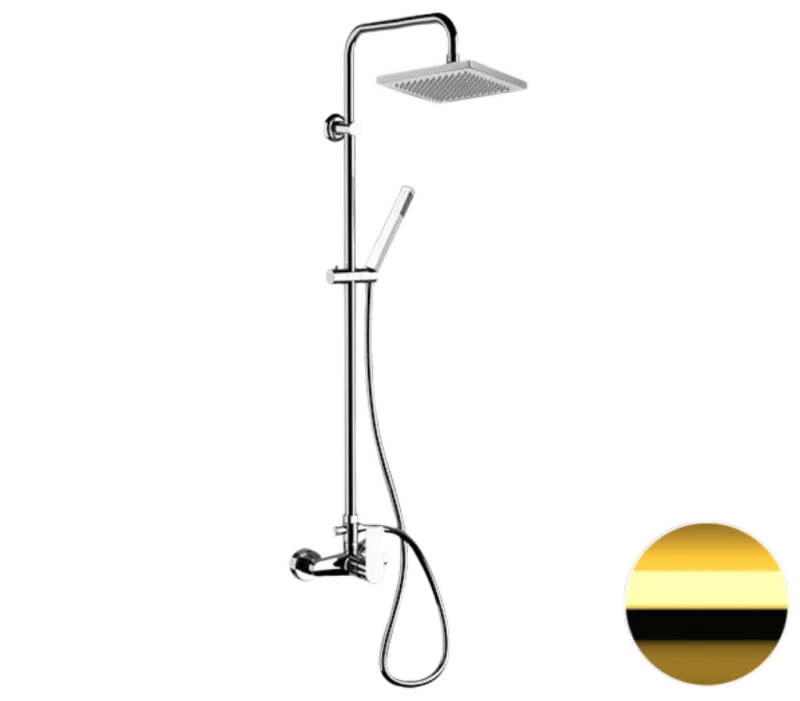 Душевая система Remer Energy EY37X7SS9SSDO, золото глянцевое