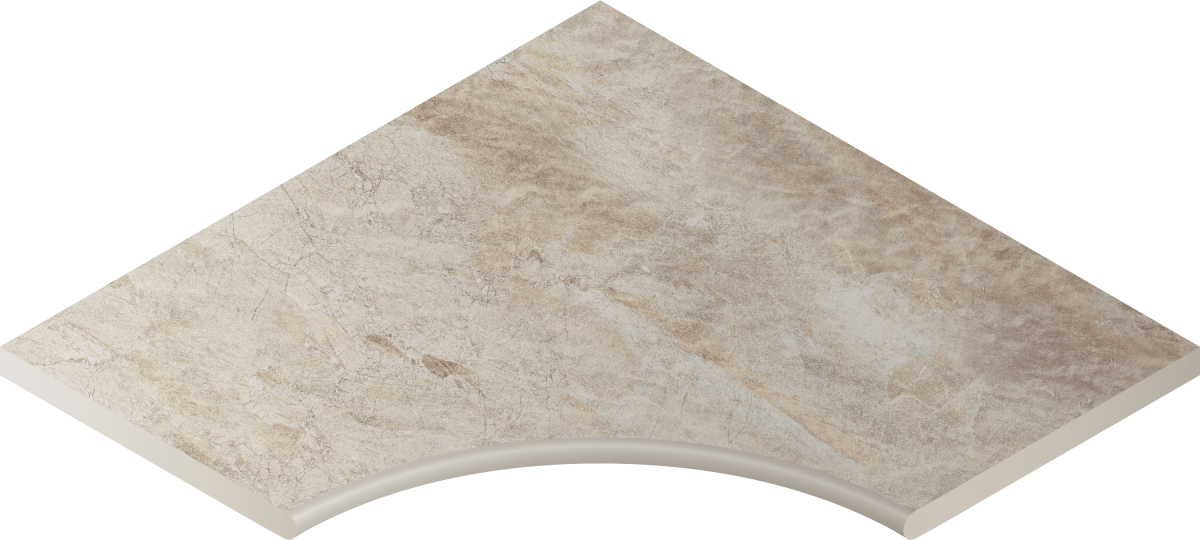 Бортик Italon MAGNETIQUE WHITE BOR.60X60 ANG.ROUND 30 / УАЙТ 60X60 УГЛ.ЗАКР.30
