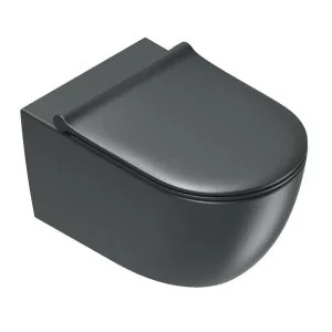 Унитаз подвесной безободковый Catalano Sfera 50x35, черный матовый, арт.511500022