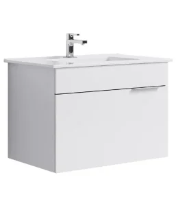 Тумба подвесной Aqwella Бриг под умывальник белая (1 ящик)