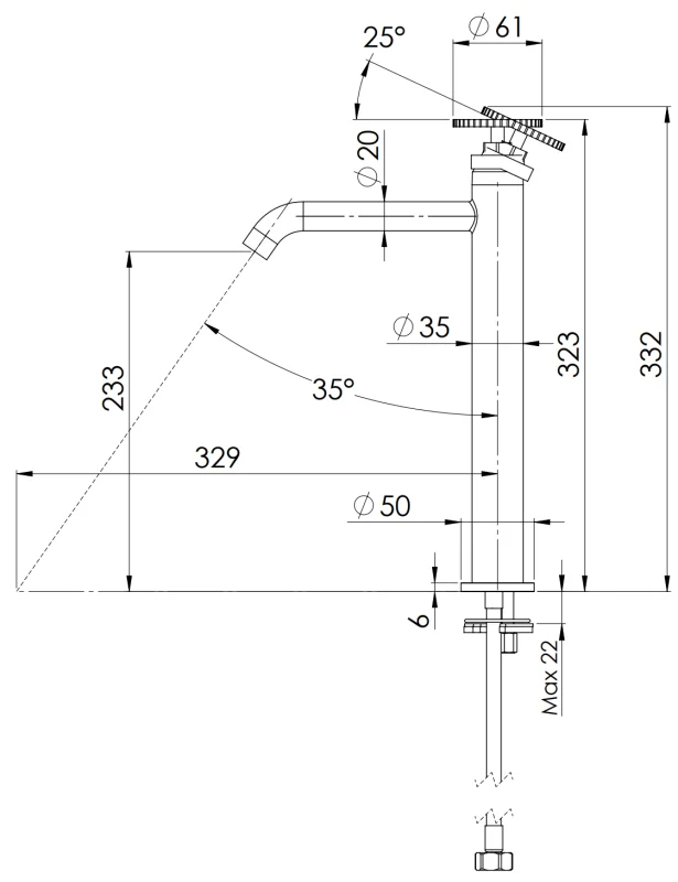 Смеситель для раковины Remer Chrono CH11LXLBO, белый матовый