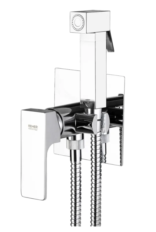 Гигиенический душ со смесителем Remer Absolute AU65, хром