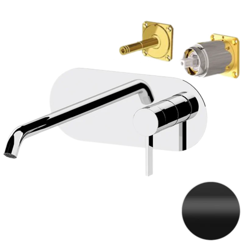 Смеситель для раковины Remer Metrica MC15KBNO, черный матовый