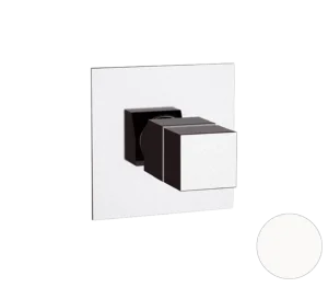 Смеситель термостатический для душа Remer Q-Elegance QT30BO, белый матовый