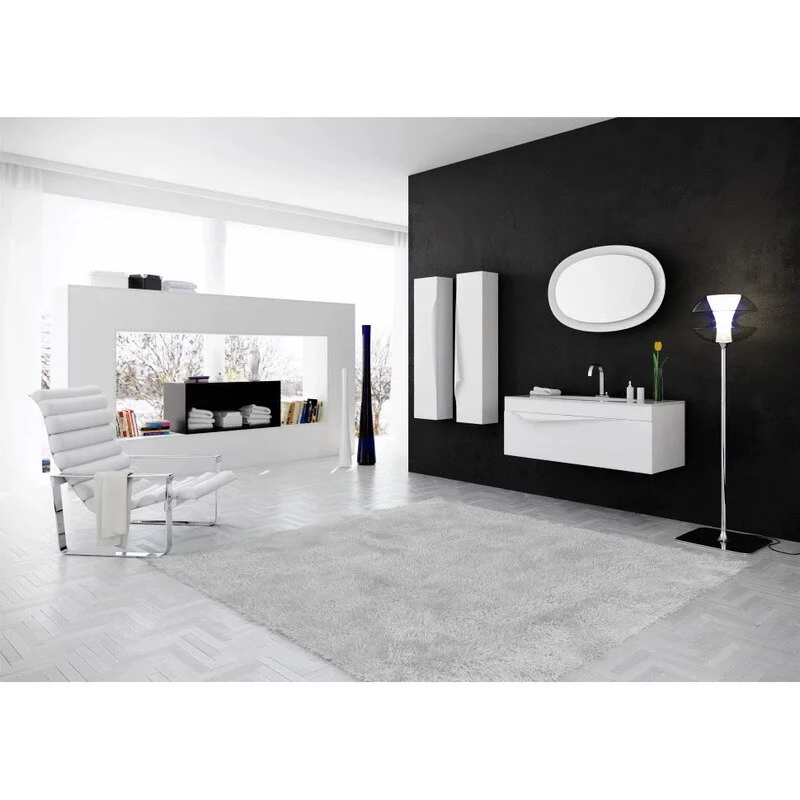 Шкаф-пенал подвесной Aqwella Papyrus белый