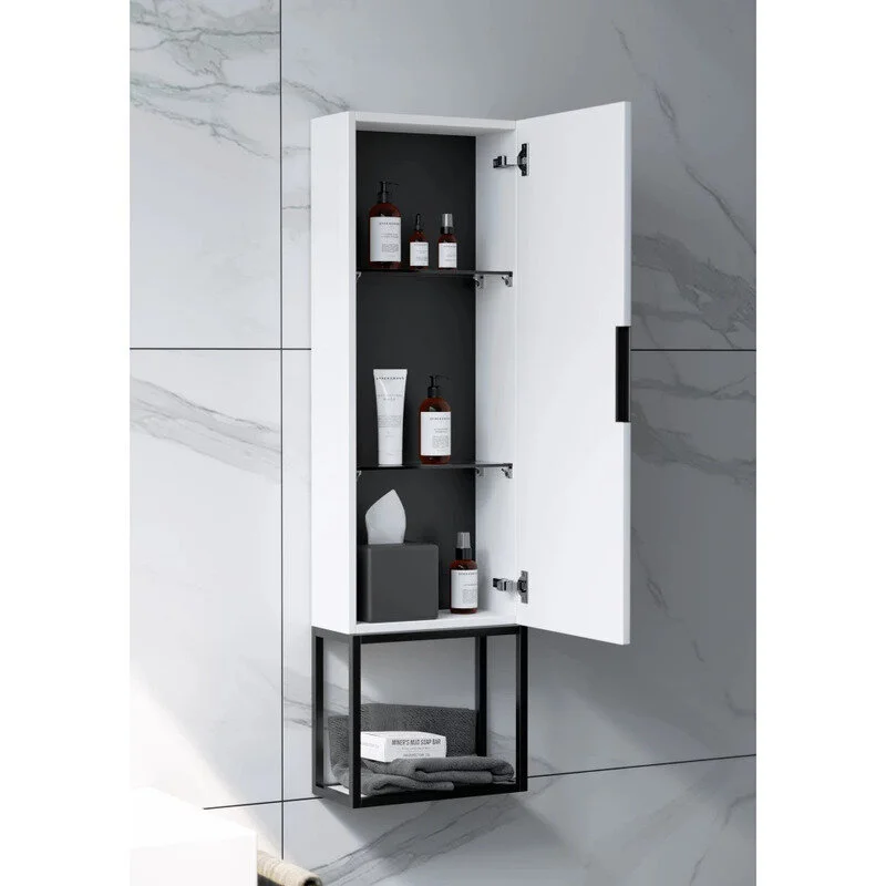 Шкаф-пенал Aqwella Clarberg Logic белый