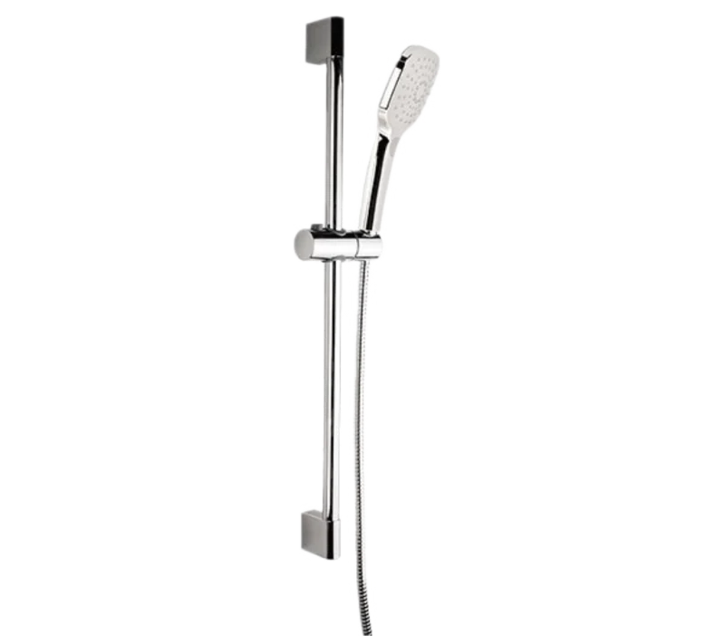 Душевая стойка с ручным душем и шлангом Remer 315L318CP, хром