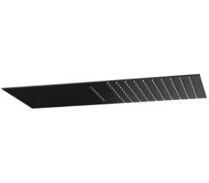 Верхний душ настенный 50x25 см Remer 350UFCANOX, черный матовый