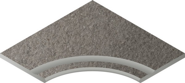 Бортик Italon DISCOVER FUME BOR.60X60 SVASATO ANG.ROUND 30 / ФУМЭ БОРT.60X60 С ВЫЕМ.УГЛ.ЗАКР.30 Бортик Italon DISCOVER FUME BOR.60X60 SVASATO ANG.ROUND 30 / ФУМЭ БОРT.60X60 С ВЫЕМ.УГЛ.ЗАКР.30