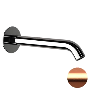 Излив настенный 19 см Remer X Style 91XLRP, медь брашированная