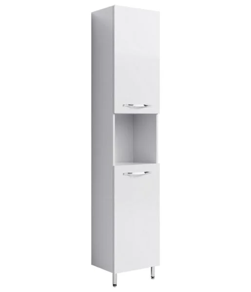 Шкаф-пенал напольный Aqwella Аллегро белый