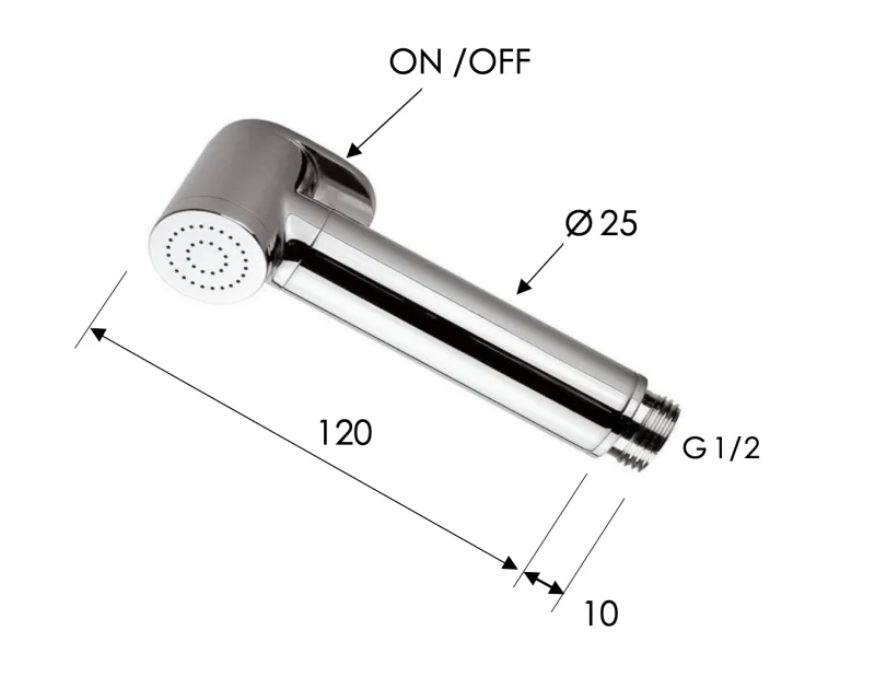 Гигиенический душ Remer 332OWX, хром
