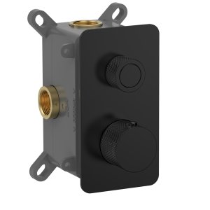 Смеситель с термостатом встраиваемый на 1 потребителя комплект с монтажной частью