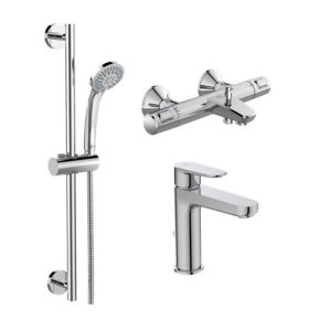Промо набор для ванной Ideal Standard Ceratherm T25 BC984AA, с термостатическим смесителем